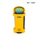 Briquet Cigares quadruple jet Edition Racing Myon Jaune - Jagsmoke