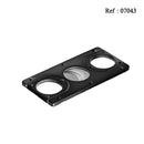 Coupe-cigares rectangulaire Gun Foncé